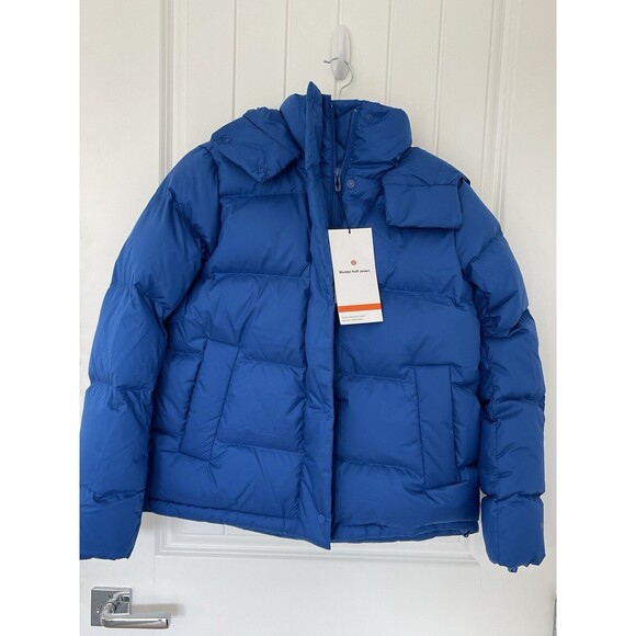 NWT $298 Lululemon Women Wunder Puff 600-Down-Fill Jacket Size Color Blue Size 4 - Picture 2 of 13